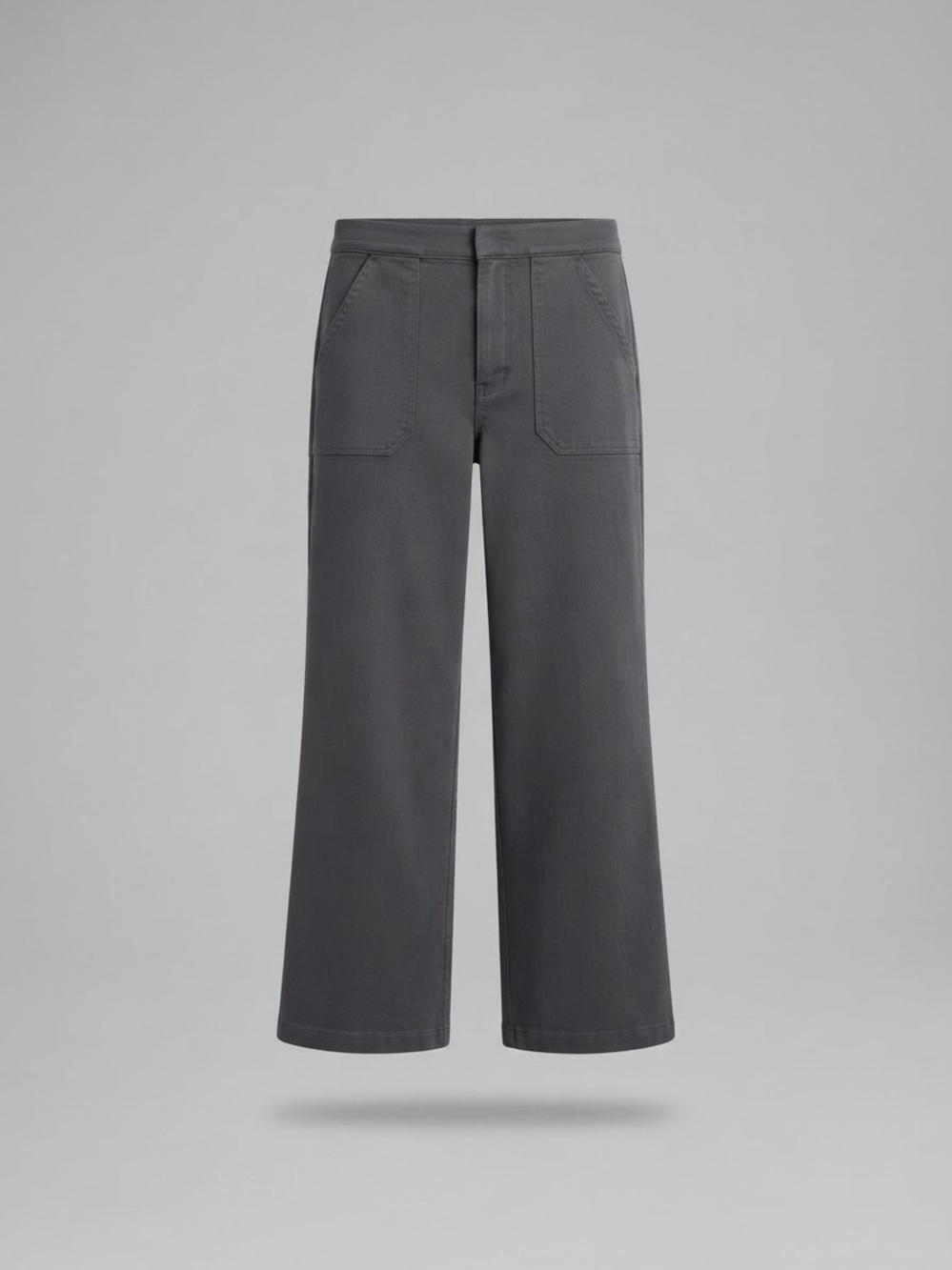 Democracy Ab Technology Charcoal Flair Leg Jeans, Size 16